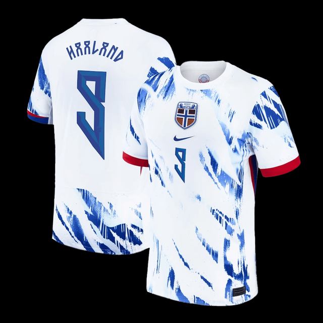 HAALAND #9 Norway Nike Soccer Jersey Away Player Version Shirt 2024