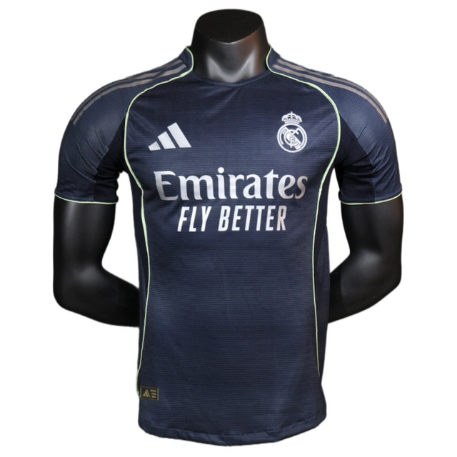 Real Madrid Away Soccer Jersey Player Version Shirt 2025-2026
