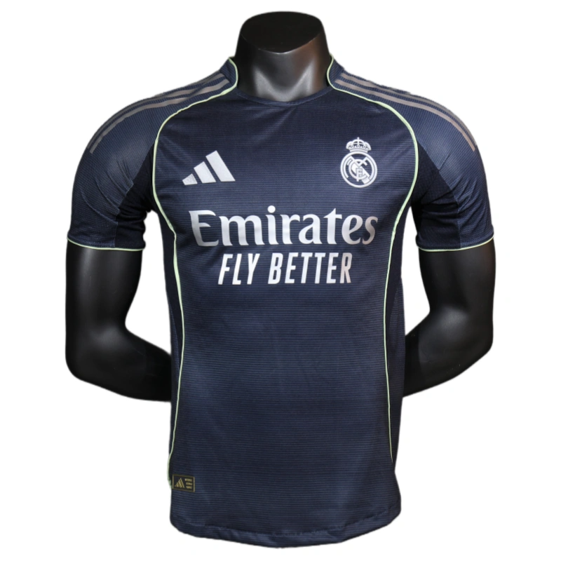 Real Madrid Away Soccer Jersey Player Version Shirt 2025-2026