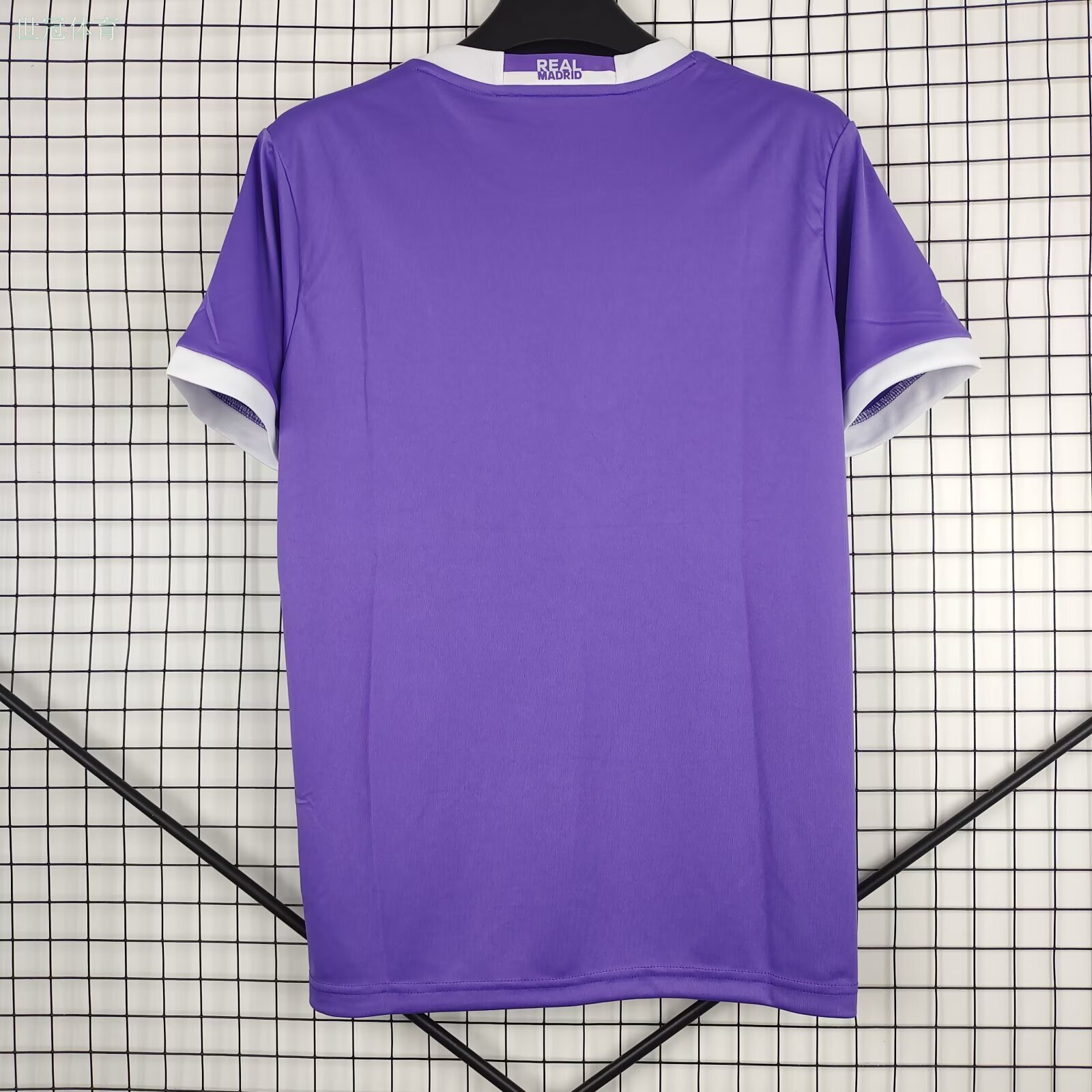 16/17 Real Madrid Away Jersey - Purple with White Trim Edition