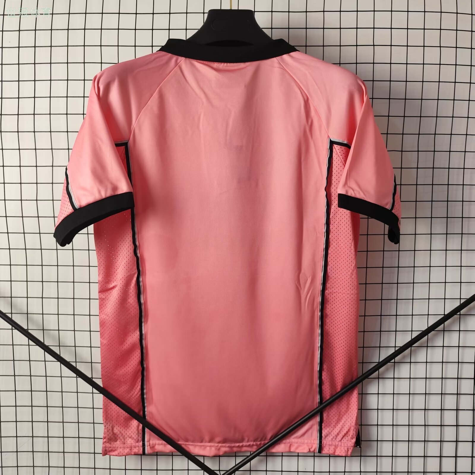 97/98 Juventus Centenary Pink Away Jersey - Black Trim & SONY MiniDisc Sponsor
