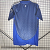 24/25 Manchester United Away Jersey - Blue Gradient with Geometric Texture & Polo Collar