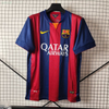14/15 Barcelona Home Jersey Retro - Wide Red & Blue Stripes Treble Winners MSN Version
