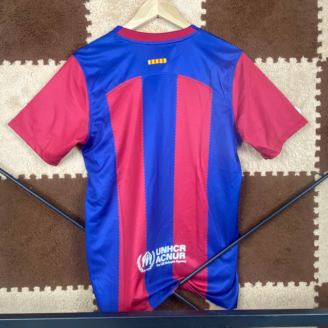 23/24 Barcelona Home Jersey - Diamond Crest Tribute to Women's Pioneers