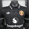 2024-2025 Manchester United Player Version Black POLO Shirt