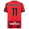 2023-2024 AC Milan Ibrahimović #11 Jersey Home