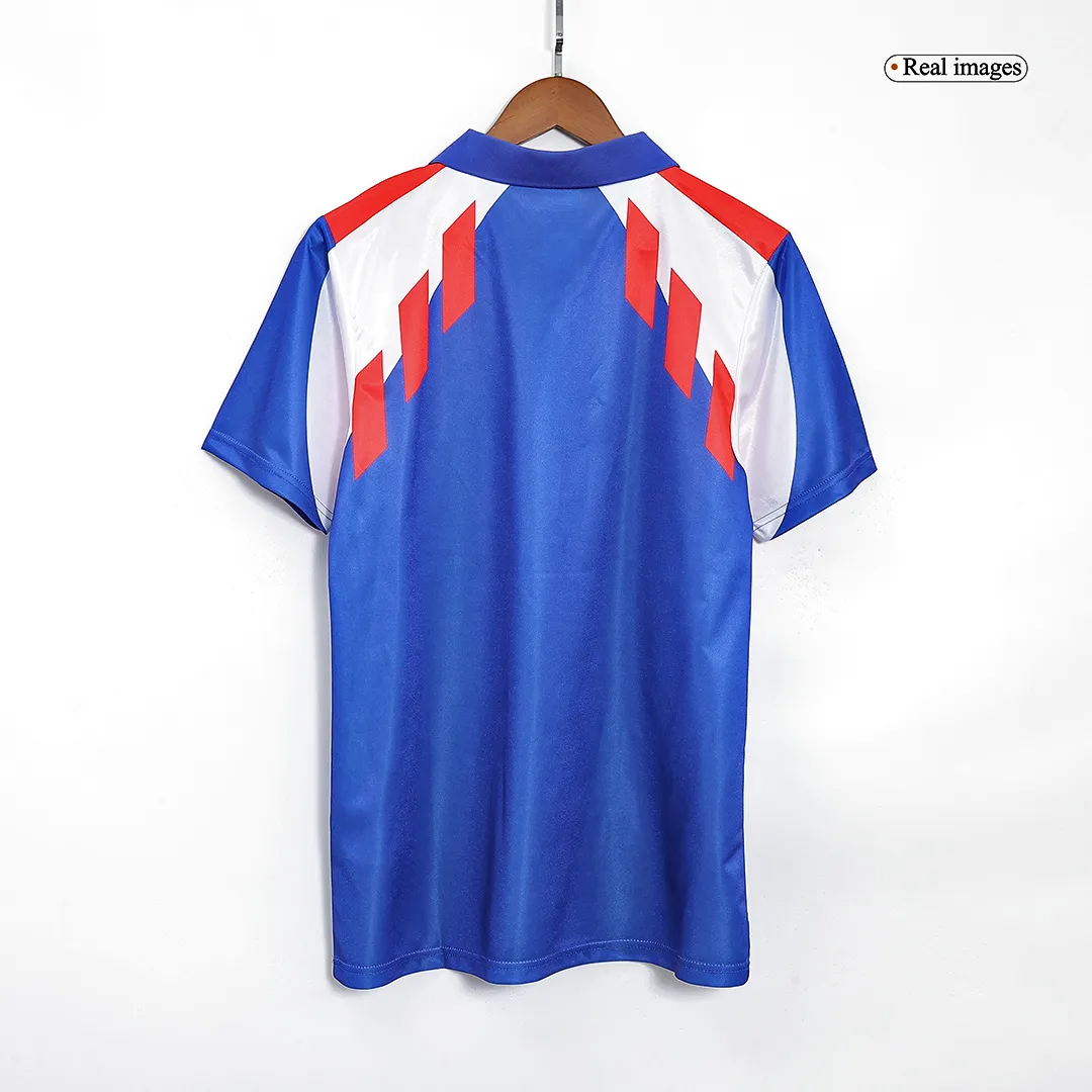 1990 France Retro Jersey Home World Cup4