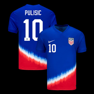 PULISIC #10 Nike Authentic Soccer Jersey USA Nation Away Shirt 2024