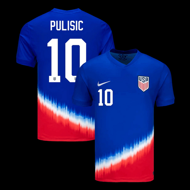 PULISIC #10 Nike Authentic Soccer Jersey USA Nation Away Shirt 2024