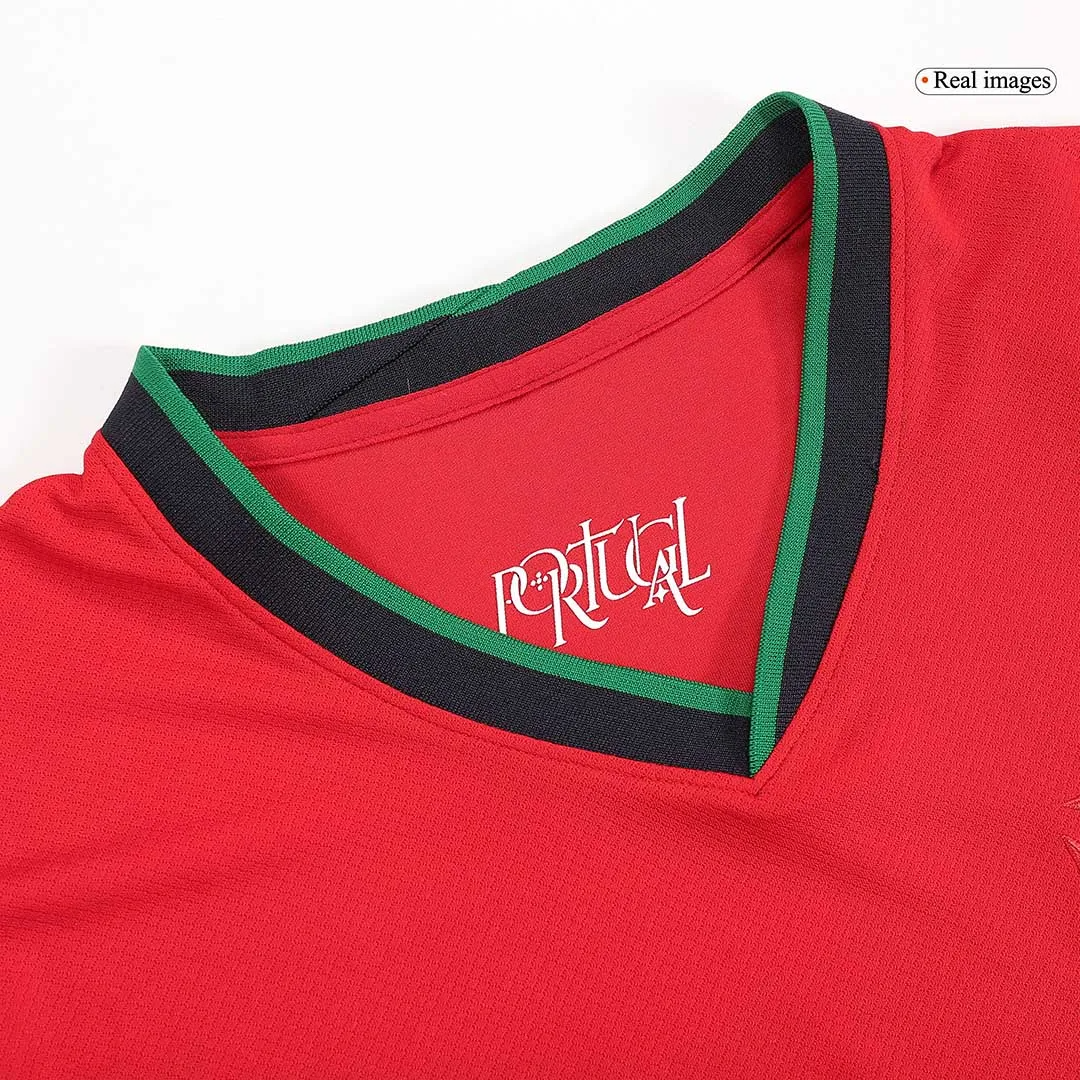 Portugal Home Ronaldo #7 R. Leão #17 Pepe #3 Jersey Euro 2024