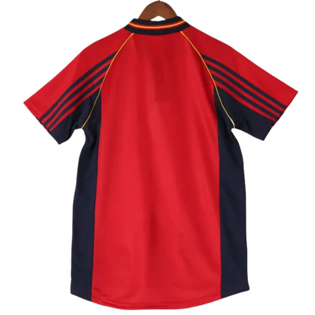 Spain Retro Jersey Home World Cup 1998