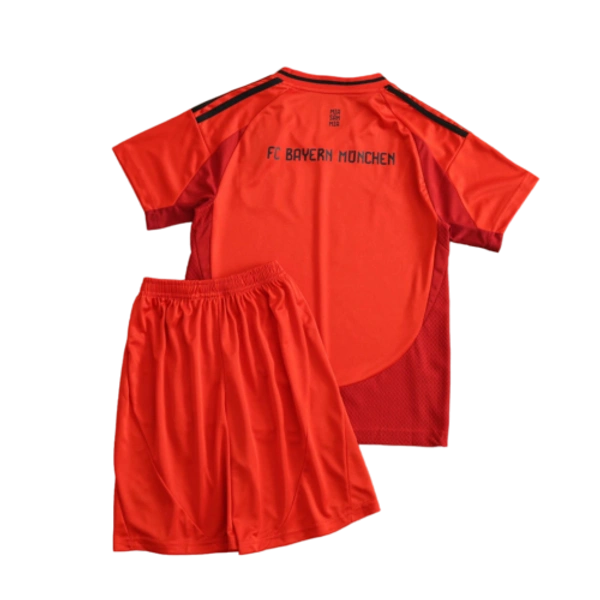 2024-2025 Bayern Munich Home Soccer Kids Kit Jersey+Shorts02
