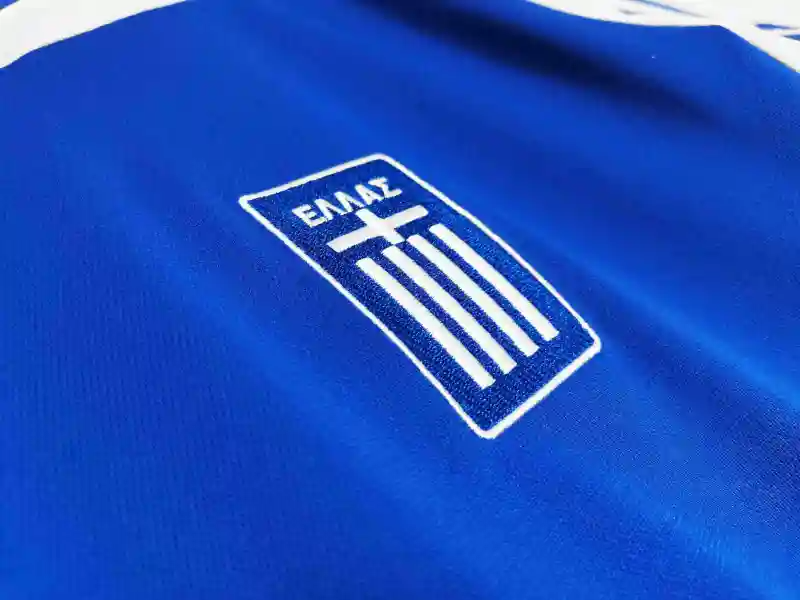 Greece Euro Cup 2004 Retro Jersey Home