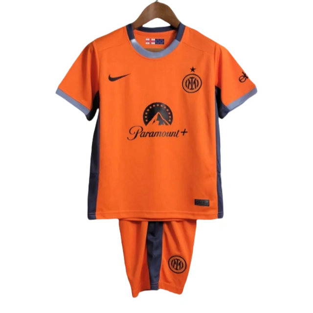 2023-2024 Inter Milan Third Away Kids Kit Jersey+Short
