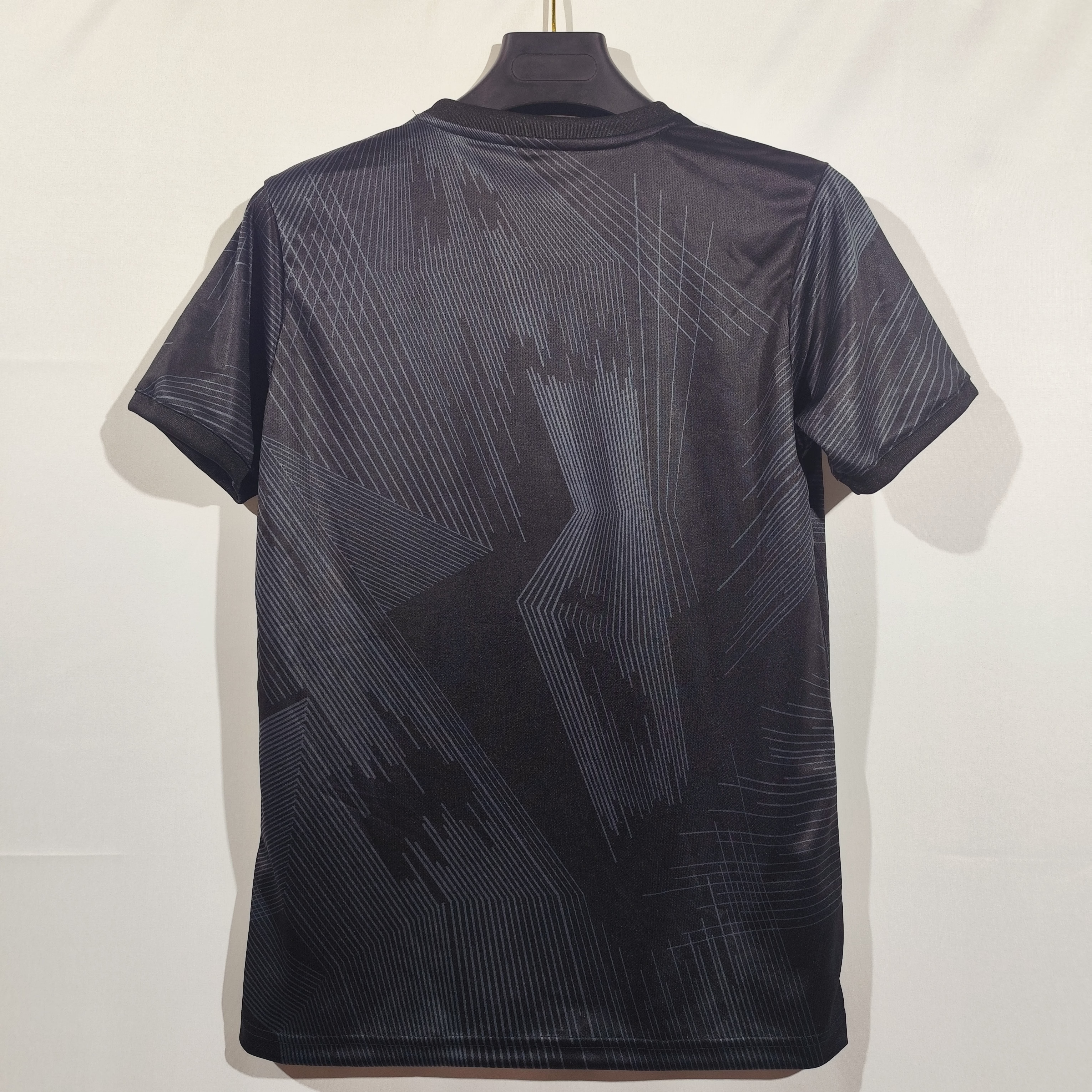 22/23 Real Madrid Y-3 联名 Black Jersey - Limited Edition Geometric Pattern