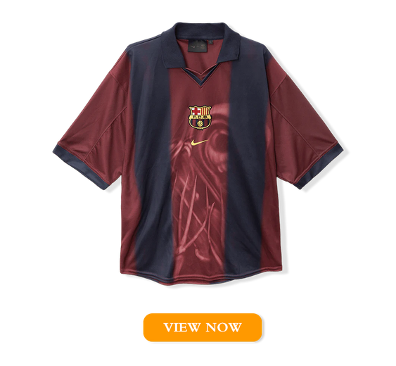 Barcelona Retro Jersey Home Soccer Shirt 2000/01