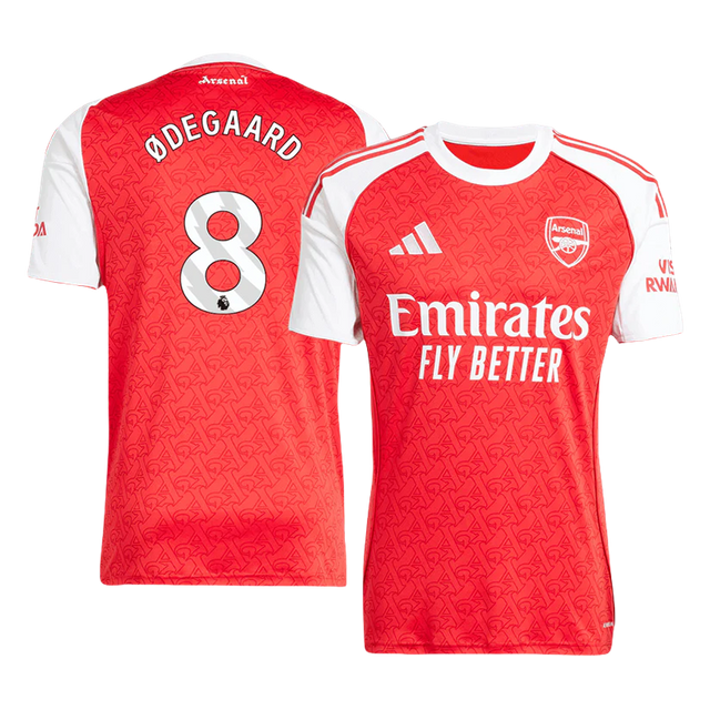 Arsenal ØDEGAARD #8 Home Soccer Jersey 2025/26