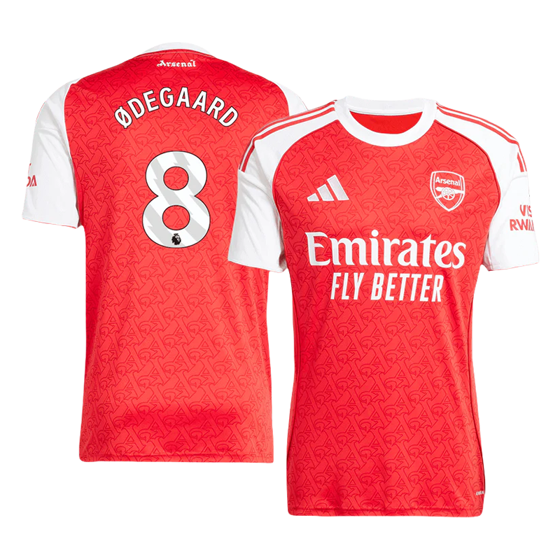 Arsenal ØDEGAARD #8 Home Soccer Jersey 2025/26