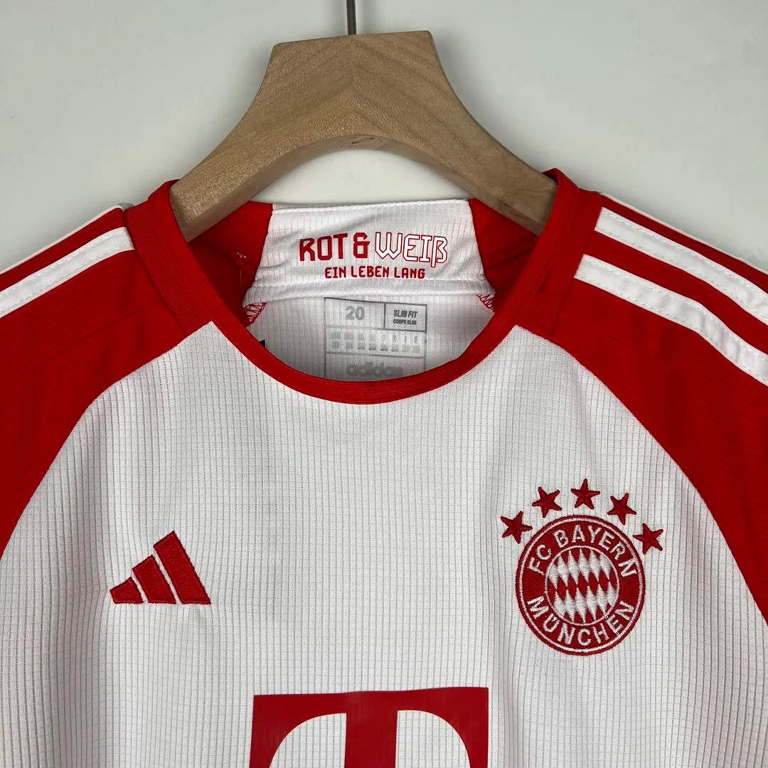 2023-2024 Kids Bayern Munich Home Jersey Kit