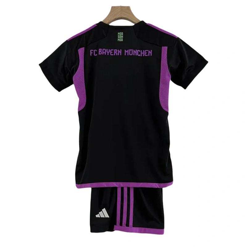 2023-2024 Kids Bayern Munich Away Kit Jersey+Shorts01