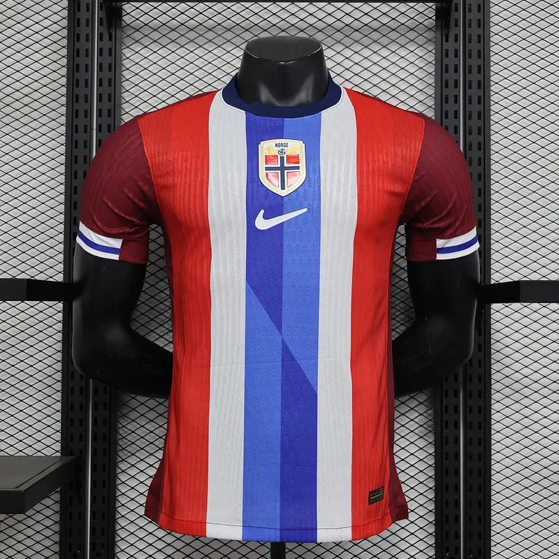 HAALAND #9 Norway Nike Soccer Jersey Home Player Version Shirt 2024