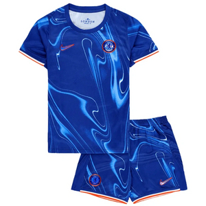 2024-25 Kids Chelsea Home Kits Jersey+Shorts
