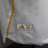 Real Madrid 2025-2026 casual white striped short sleeved shirt