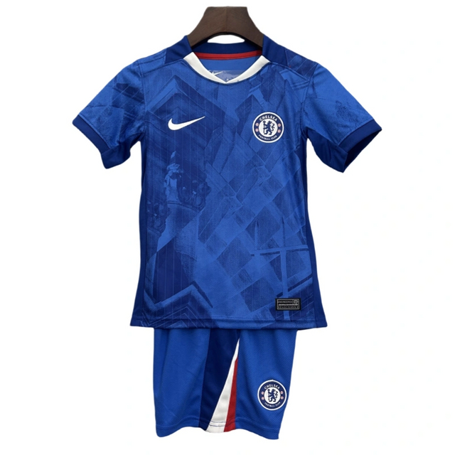 Kids Chelsea Home Soccer Kits 2025-2026
