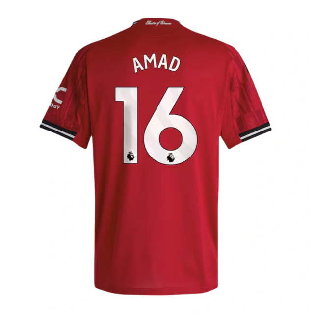 Manchester United 2025-2026 home fan edition football jersey