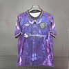 25/26 Manchester United Special Edition Purple Jersey - Purple-Blue Tie-Dye Pattern & Polo Collar