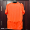 25/26 Manchester City Second Away Jersey - Bright Orange with Black-Yellow Diagonal Stripes & Texture Fabric