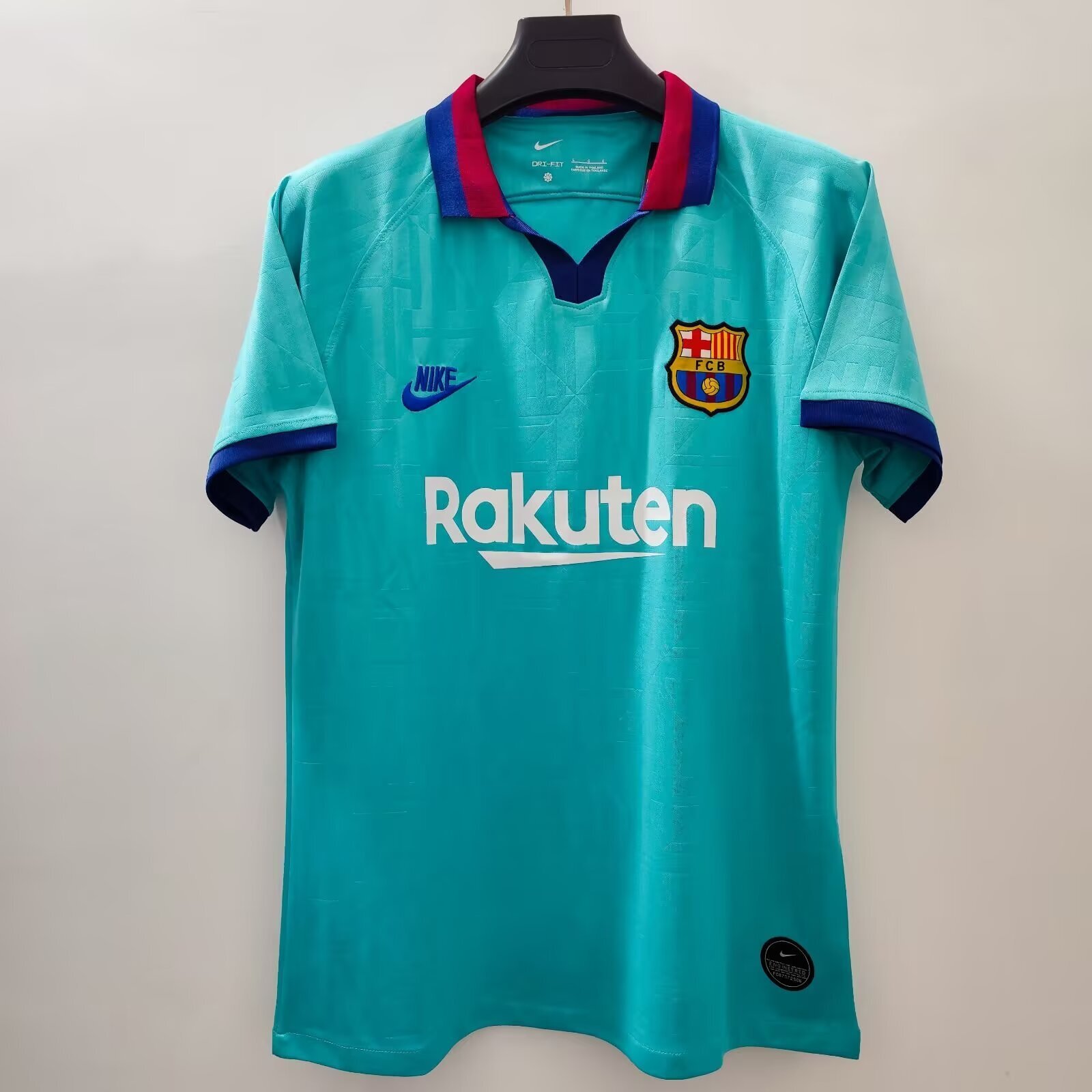  19/20 Barcelona 3rd Away Jersey Retro - Black & Gold Minimalist Version Messi Jersey