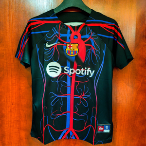 23/24 Barcelona Special Edition Heart Jersey - Karol G Collaborative Version