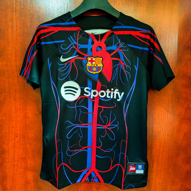 23/24 Barcelona Special Edition Heart Jersey - Karol G Collaborative Version