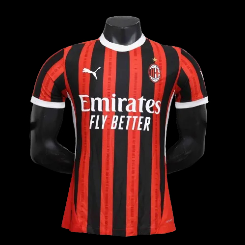 2024-2025 AC Milan Home Soccer Jersey Player Version