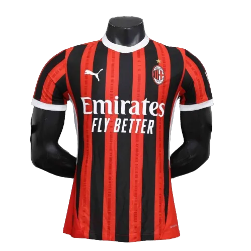 2024-2025 AC Milan Home Soccer Jersey Player Version