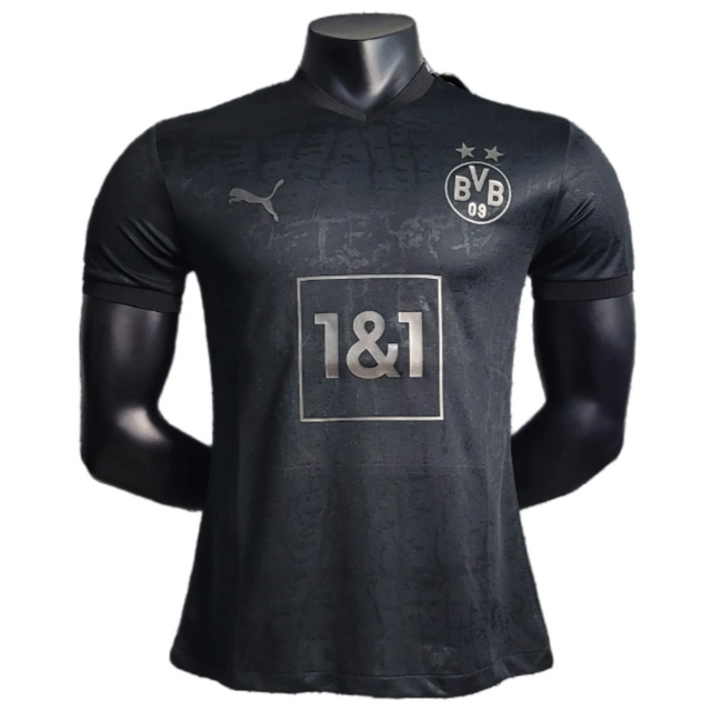 2022-2023 Borussia Dortmund All-Black Jersey Player Version