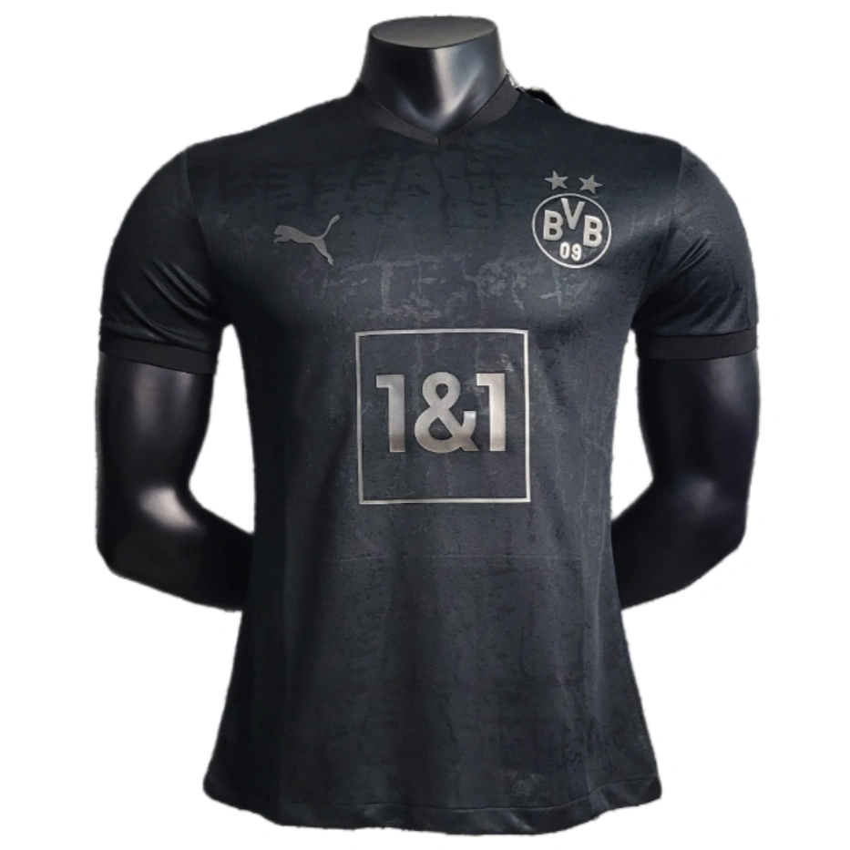 2022-2023 Borussia Dortmund All-Black Jersey Player Version