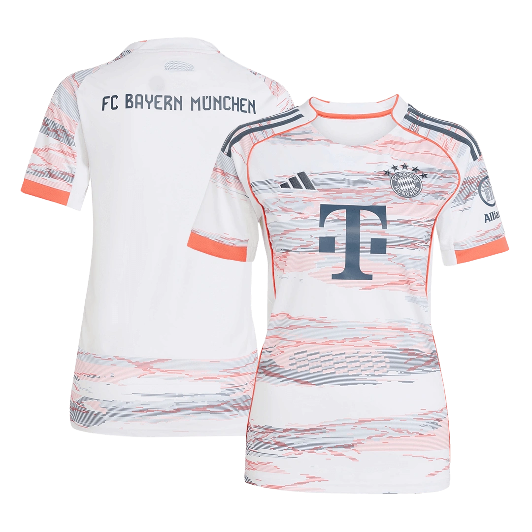 Bayern Munich Soccer Jersey Away Women's Custom Shirt 2025-2026