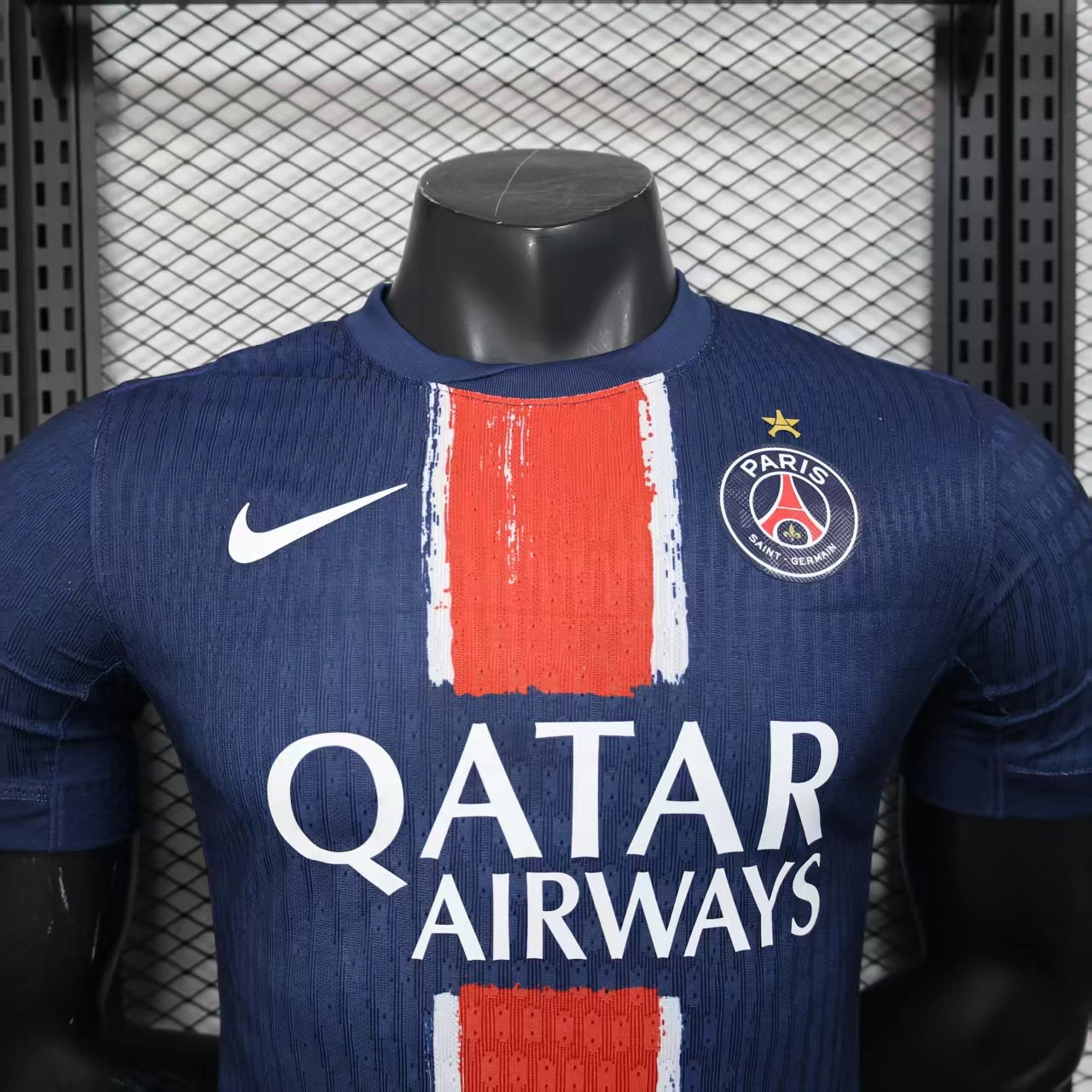 Champions of Europe Soccer Jersey PSG Home Shirt Player Version 2025-26