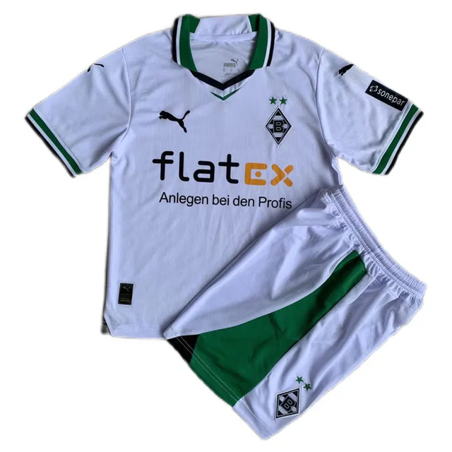2023-2024 Kids Borussia Mönchengladbach Home Kit Shirt+Short