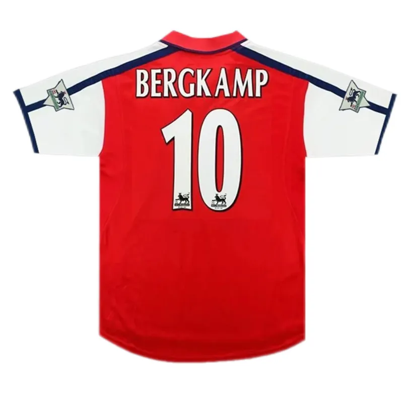 2000-2001 Arsenal Bergkamp #10 Retro Jersey Home
