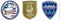 COPA AMERICA 2024 CAMPEON 2021 & VIBRA EI CONTINENTE BADGES