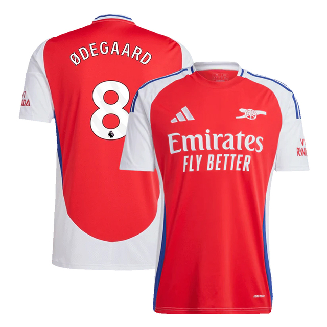 Ødegaard #8 Arsenal Home Soccer Jersey 2024/25