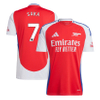 SAKA #7 Arsenal Home Soccer Jersey 202425