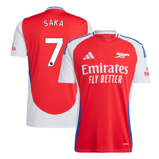 SAKA #7 Arsenal Home Soccer Jersey 202425