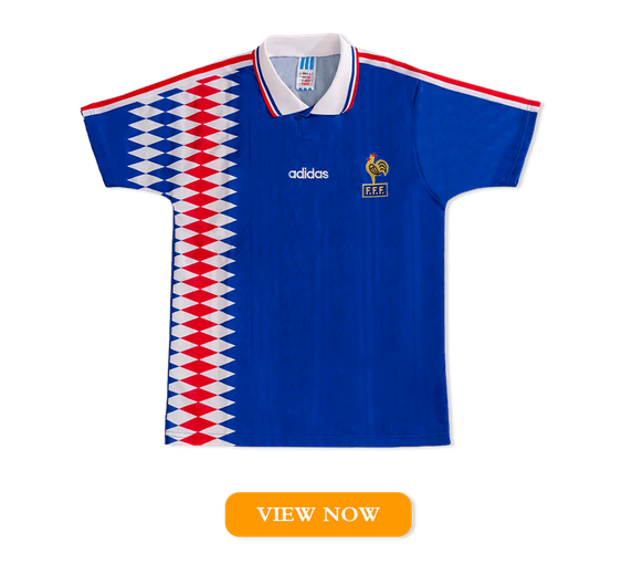 Retro 1994 France Home Soccer Jersey