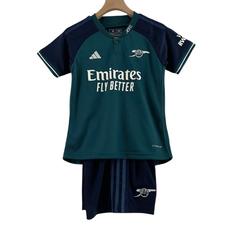 Arsenal Third Away Soccer Jersey Kids 2023-2024