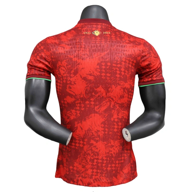 2025 Portugal Red Flower Special Edition Player Version Shirt