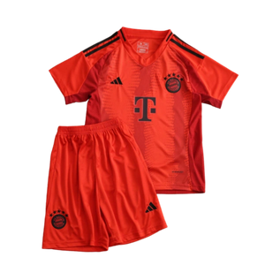 2024-2025 Bayern Munich Home Soccer Kids Kit Jersey+Shorts01